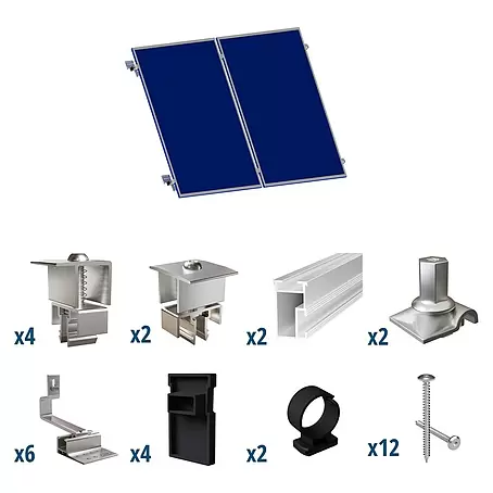 Solavento  Befestigungs-Set Typ 2