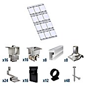 Solavento Befestigungs-Set Solavento (Passend für: 12 Solarmodule (3x4), Geeignet für: Schrägdach) | BAUHAUS