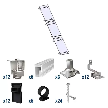 Solavento  Befestigungs-Set Typ 2
