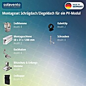 Solavento Befestigungs-Set Solavento (Passend für: 1 Solarmodul, Geeignet für: Schrägdach) | BAUHAUS