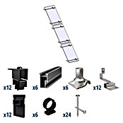Solavento Befestigungs-Set Typ 1 (Passend für: 3 Solarmodule (1x3), Witterungsbeständig, Geeignet für: Schrägdach) | BAUHAUS