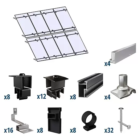 Solavento  Befestigungs-Set Typ 1