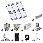 Solavento Befestigungs-Set Solavento (Passend für: 6 Solarmodule (3x2), Geeignet für: Schrägdach) | BAUHAUS
