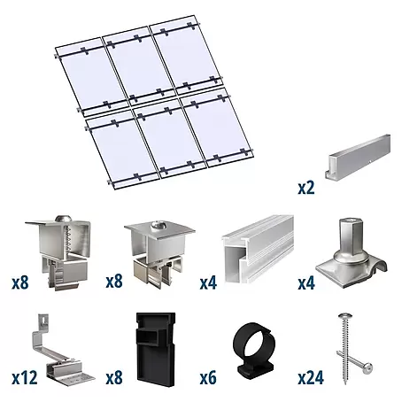 Solavento  Befestigungs-Set Typ 2