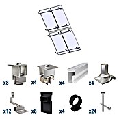 Solavento Befestigungs-Set Solavento (Passend für: 4 Solarmodule (2x2), Geeignet für: Schrägdach) | BAUHAUS