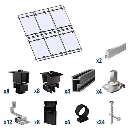 Solavento  Befestigungs-Set Typ 1