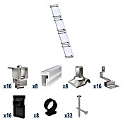 Solavento Befestigungs-Set Typ 2 (Passend für: 4 Solarmodule (1x4), Geeignet für: Schrägdach) | BAUHAUS