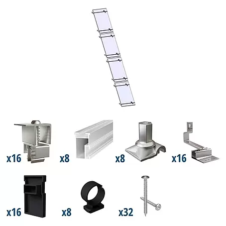 Solavento  Befestigungs-Set Typ 2