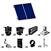 Solavento Befestigungs-Set Typ 1 (Passend für: 2 Solarmodule (2x1), Witterungsbeständig, Geeignet für: Schrägdach) | BAUHAUS