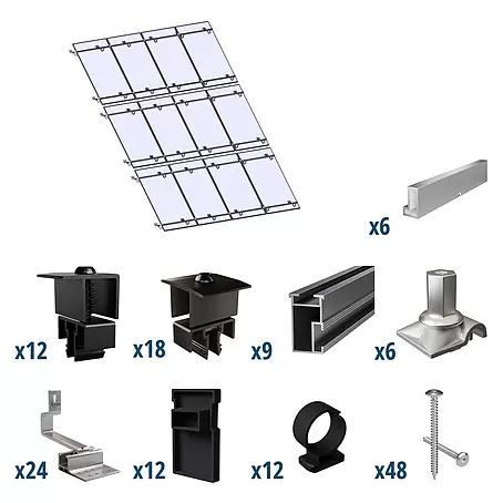 Solavento  Befestigungs-Set Typ 1