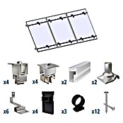 Solavento Befestigungs-Set Typ 2 (Passend für: 3 Solarmodule (3x1), Geeignet für: Schrägdach) | BAUHAUS