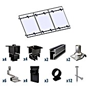 Solavento Befestigungs-Set Typ 1 (Passend für: 3 Solarmodule (3x1), Witterungsbeständig, Geeignet für: Schrägdach) | BAUHAUS
