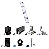 Solavento Befestigungs-Set Typ 1 (Passend für: 4 Solarmodule (1x4), Witterungsbeständig, Geeignet für: Schrägdach) | BAUHAUS