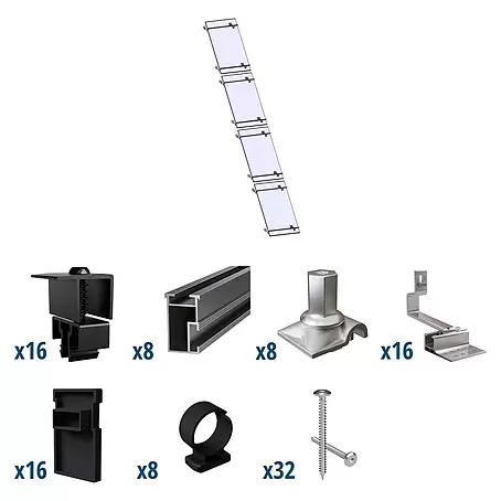 Solavento  Befestigungs-Set Typ 1