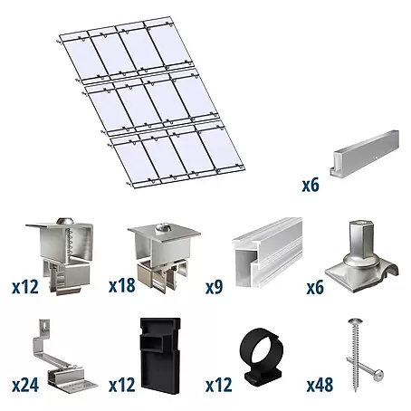 Solavento  Befestigungs-Set Typ 2