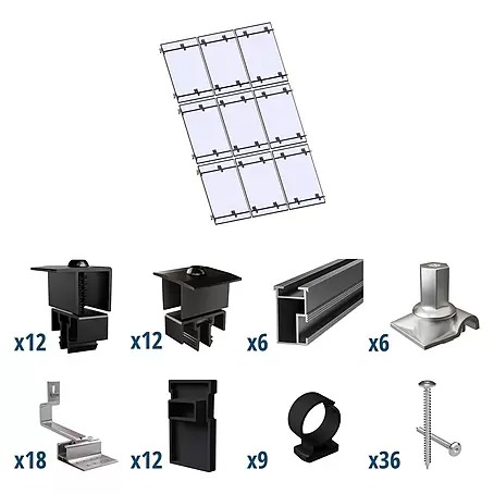 Solavento  Befestigungs-Set Typ 1