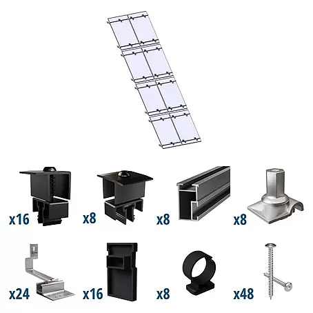 Solavento  Befestigungs-Set Typ 1
