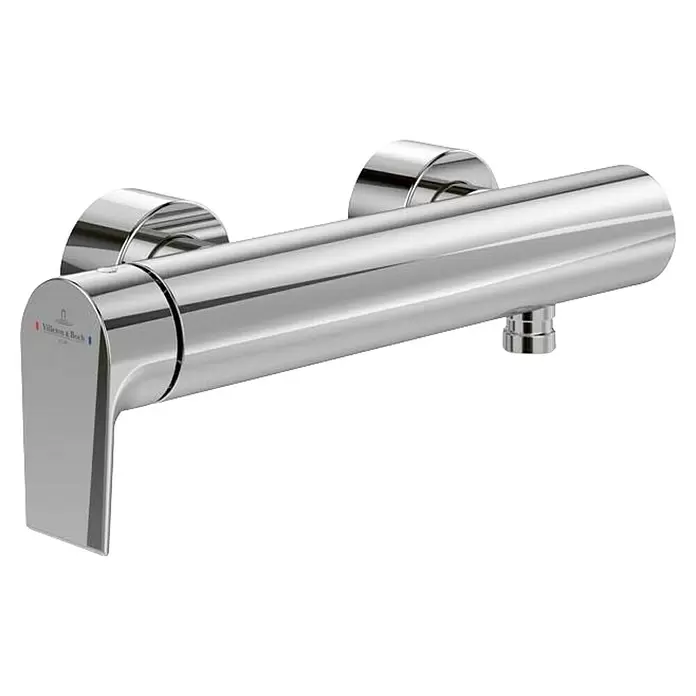 Villeroy & Boch Duscharmatur LIBERTY - Chrom - Glänzender Chrom-Einhebel-Brausemischer von Villeroy & Boch zur Wandmontage.