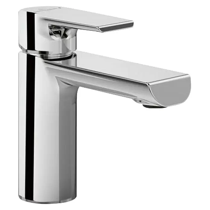 Villeroy & Boch Waschtischarmatur Liberty m.Z. - Chrom, Glänzend - Moderner Einhebelmischer aus Chrom mit quadratischem Griff und Auslauf.