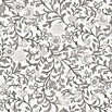 Marburg Heritage Vliestapete Blumenallover (Grau, Floral, 10,05 x 0,53 m) | BAUHAUS