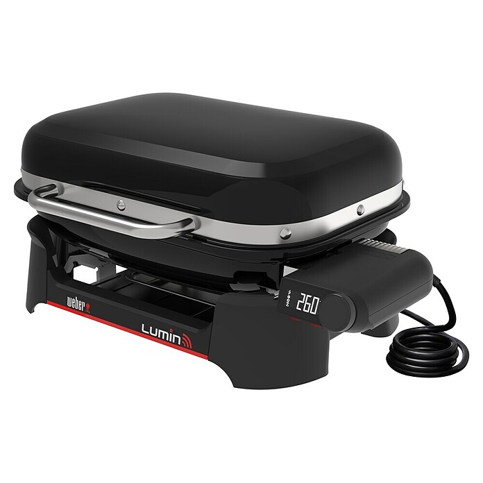 Weber Električni žar Lumin Smart 2000  (Površina za peko (Š x G): 49 x 33 cm, 2,2 kW, Črne barve) | Električni žari | Žari | Vrt in prosti čas | Izdelki | BAUHAUS