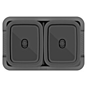Weber Works Serveerblad Set (5 -delig, l x b: 36,5 x 24 cm, Metaal, Zwart / Grijs) | BAUHAUS