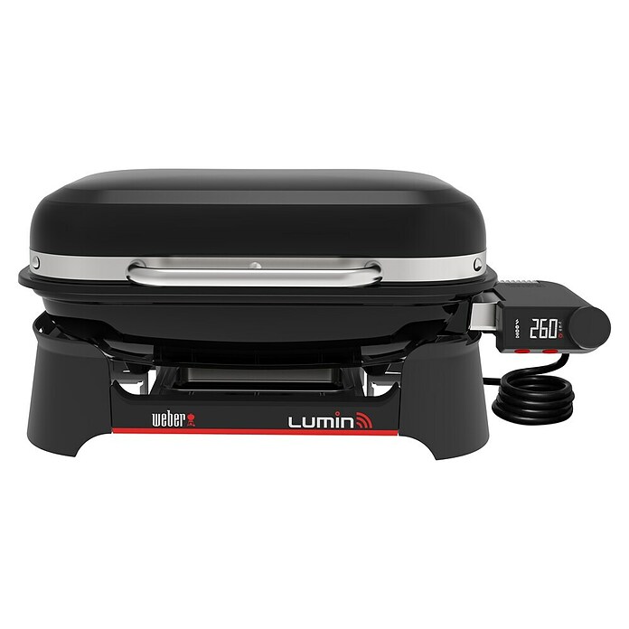 Weber Električni žar Lumin Smart 2000  (Površina za peko (Š x G): 49 x 33 cm, 2,2 kW, Črne barve) | Električni žari | Žari | Vrt in prosti čas | Izdelki | BAUHAUS
