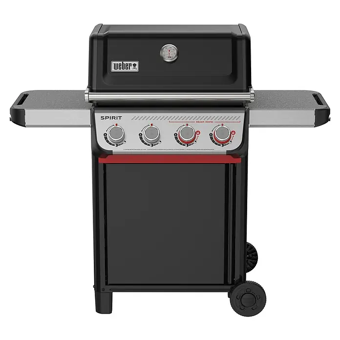 Weber Gasgrill Spirit E-425 GBS - Grillfläche (B x T): 62 x 44 cm, 10,3 kW, Anzahl Brenner: 4 Stk. - Abbildung eines Weber Spirit Gasgrills, ideal für das Grillen im Freien mit präziser Temperaturkontrolle und einfacher Bedienung.