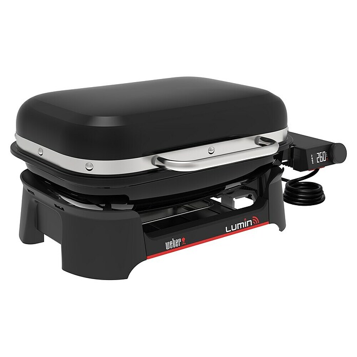 Weber Električni žar Lumin Smart 2000  (Površina za peko (Š x G): 49 x 33 cm, 2,2 kW, Črne barve) | Električni žari | Žari | Vrt in prosti čas | Izdelki | BAUHAUS