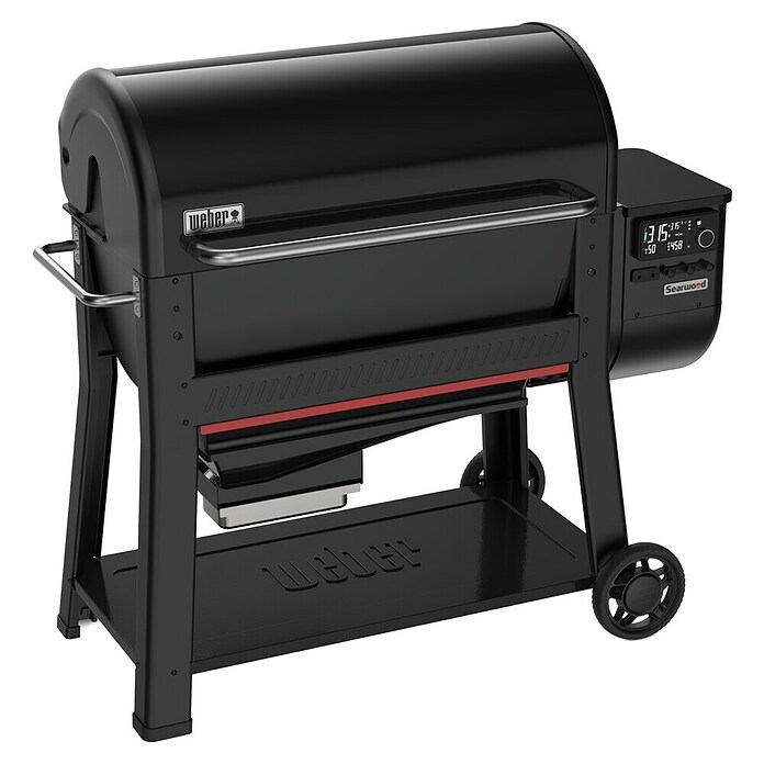 Weber Pelletgrill Searwood (Grillfläche (B x T): 91 x 44,5 cm, Schwarz) | BAUHAUS