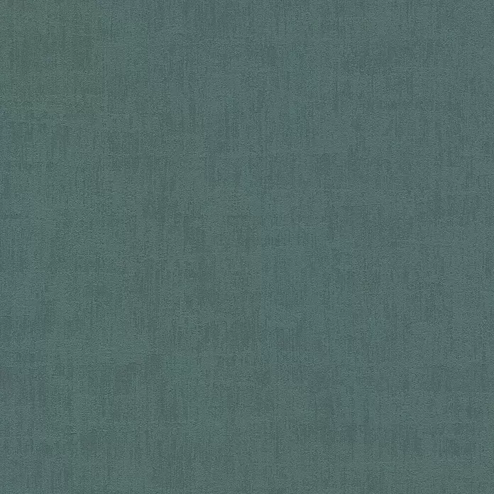 A.S. Création Jade 2 Vliestapete - Petrol, Uni, 10,05 x 0,53 m - Petrolblauer strukturierter Stoff mit feinen vertikalen Streifen.