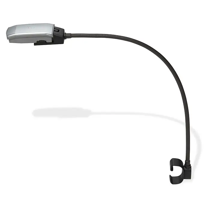 Weber Works Mobiles LED-Licht - 69,5 cm, Schwarz - Die Notenpultleuchte sorgt für optimale Beleuchtung beim Musizieren. Flexibel, robust und ideal für jeden Musiker.