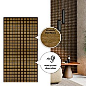 acous Akustikpaneel Blockbuster (Eiche rustikal, L x B x S: 610 x 610 x 10,3 mm, 4 Stk.) | BAUHAUS