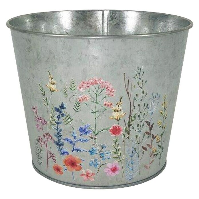 A.H.G. Übertopf rund Blumen (Ø x H: 17,5 x 14 cm, 2,3 l) | BAUHAUS