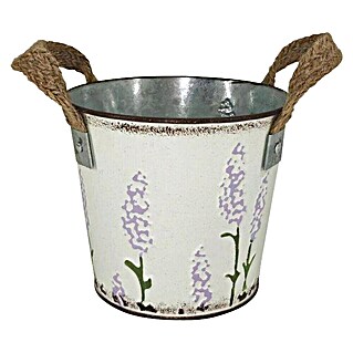 A.H.G. Übertopf Lavendel (1 l, Ø x H: 13 cm x 11,5 mm)