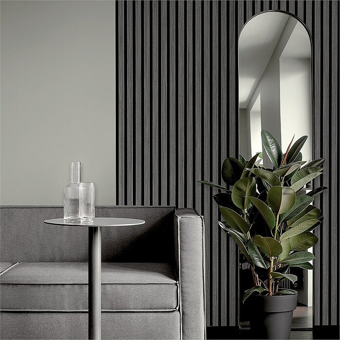 Sonido Akustikpaneel Elements (Black Oak, L x B x S: 1 200 x 560 x 18 mm) | BAUHAUS