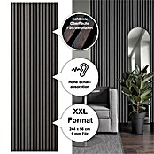 Sonido Akustikpaneel Elements (Black Oak, L x B x S: 2 440 x 560 x 18 mm) | BAUHAUS