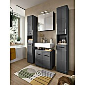xonox.home Soft Hochschrank (B x T x H: 30 x 30 x 180 cm, Grau, Glänzend) | BAUHAUS