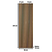 Sonido Akustikpaneel Elements (Oiled Oak, L x B x S: 2 440 x 560 x 18 mm) | BAUHAUS