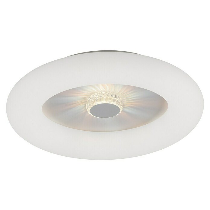 Just Light Plafón LED redondo Vertigo (30 W, Ø x Al: 50 x 13,5 cm, Blanco, Multicolor) | BAUHAUS
