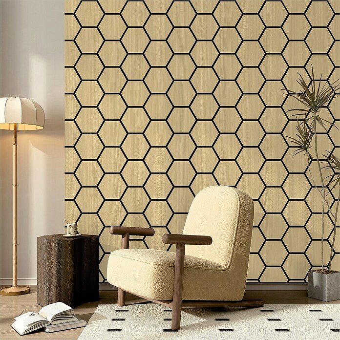 Sonido Akustikpaneel Hexagon (New Light Oak, L x B x S: 760 x 574 x 18 mm, 4 Stk.) | BAUHAUS