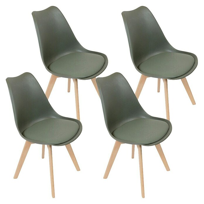 Silla Copenhague (Caqui, 4 pzs.) | BAUHAUS
