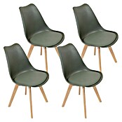 Silla Copenhague (Caqui, 4 pzs.) | BAUHAUS