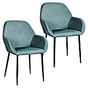 Home Deco Factory Silla butaca Giulia (Azul, 2 pzs.) | BAUHAUS