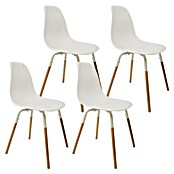 Home Deco Factory Silla Phenix (Blanca, 4 pzs.) | BAUHAUS