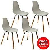 Home Deco Factory Silla Phenix (Gris, 4 pzs.) | BAUHAUS