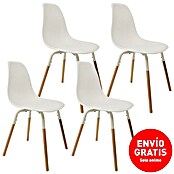 Home Deco Factory Silla Phenix (Blanca, 4 pzs.) | BAUHAUS