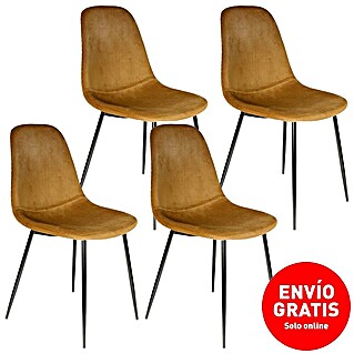 Silla Giulia (Mostaza, 4 pzs.)
