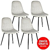 Home Deco Factory Silla Giulia (Gris claro, 4 pzs.) | BAUHAUS
