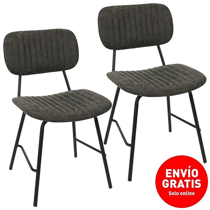 Silla Taylor (Gris, 2 pzs.) | BAUHAUS